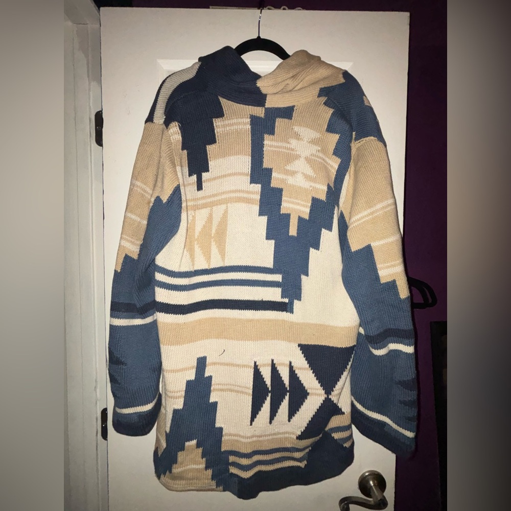 Pendleton single button cardigan sweater wool cot… - image 1